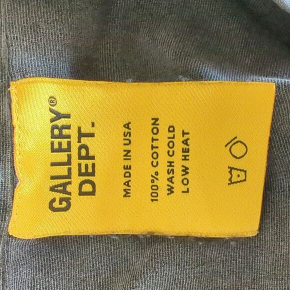 Gallery Dept. Art That Kills T-Shirt Medium Black Ash Inside Out Tee - Picture 5 of 6